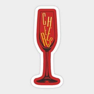 CHEERS Sticker